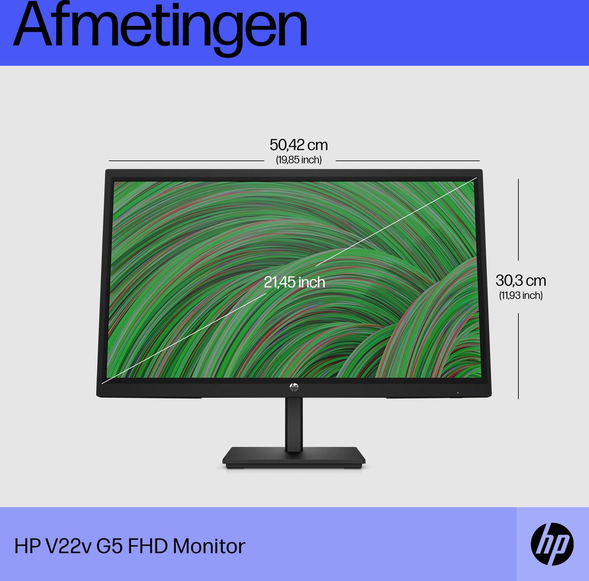 HP V22v G5 - 21,4"