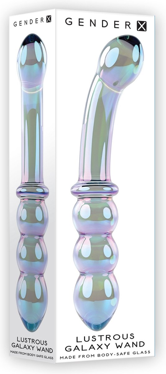 Evolved - Shiny Galaxy Glazen Dildo