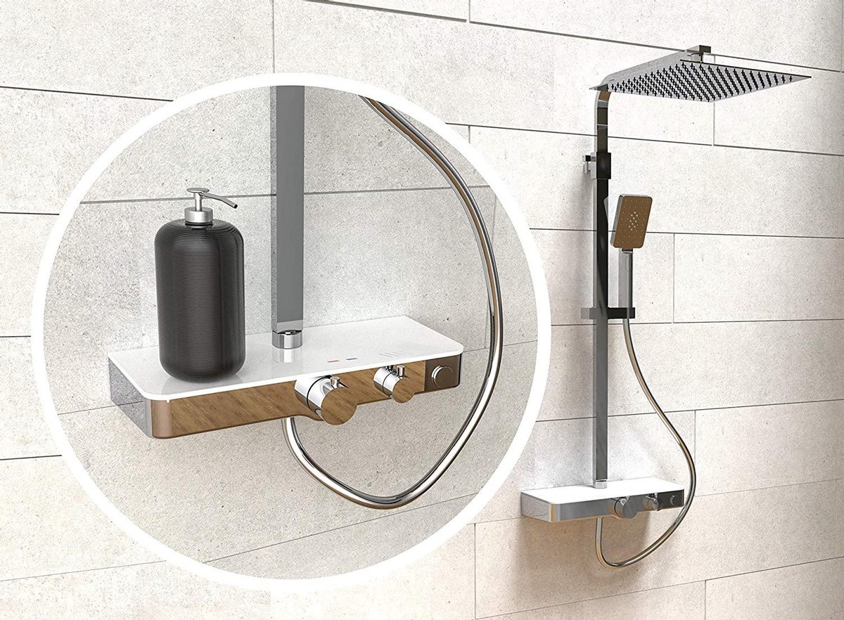 Schütte Sanifun douchesysteem Ocean Chroom 120 2. - Silver