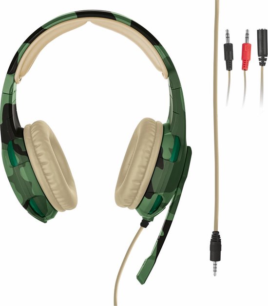 Trust GXT 310C Jungle Camo - Groen