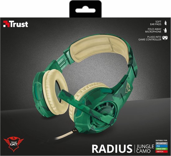 Trust GXT 310C Jungle Camo - Groen