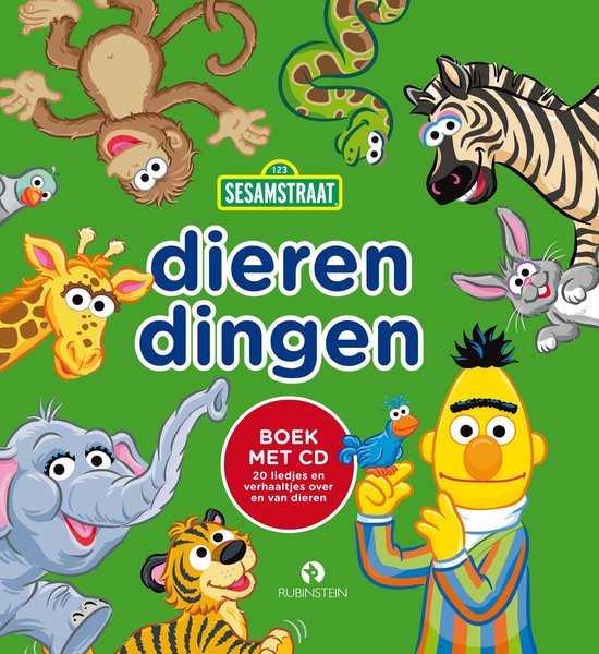 Dierendingen, Sesamstraat - Boek + CD