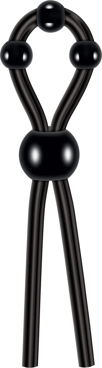 Zero Tolerance Evolved - Ultieme Siliconen Lasso Cockring - Zwart