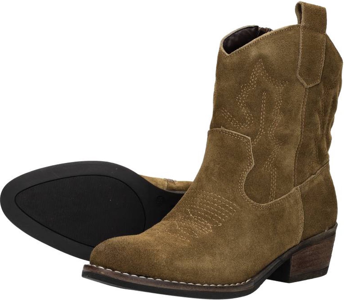 Sub55 - Western Boots Middel Bruin