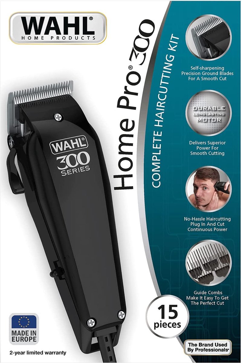 Wahl HOME PRO 300 SERIE EU Tondeuse - Zwart