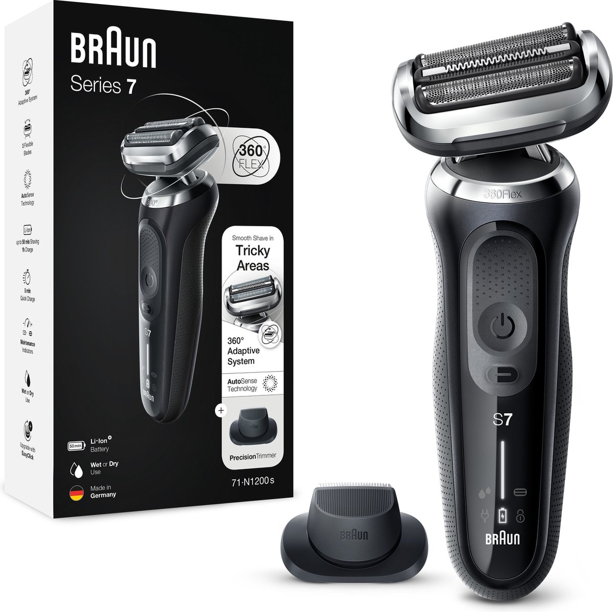 Braun Series 7 71-N1200S Scheerapparaat - Silver