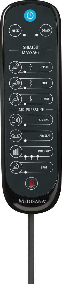 Medisana MCG 820 Massagekussen - Zwart