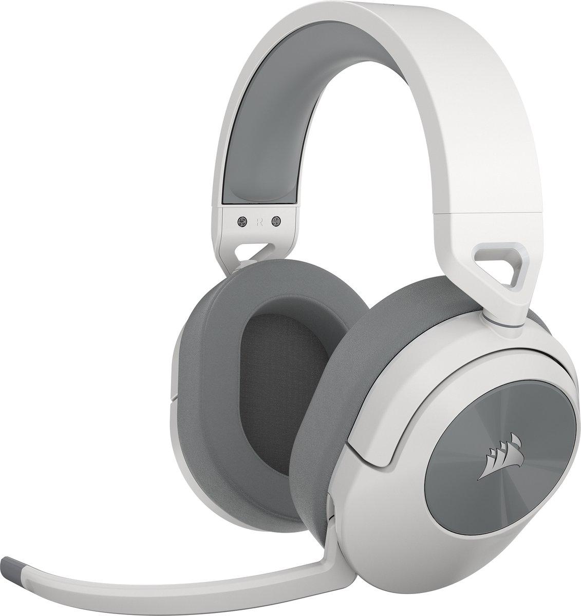 Corsair Hs55 Dolby Audio 7.1 Pc Surround Wireless Gaming Headset - White (pc/mac/ps4/ps5)