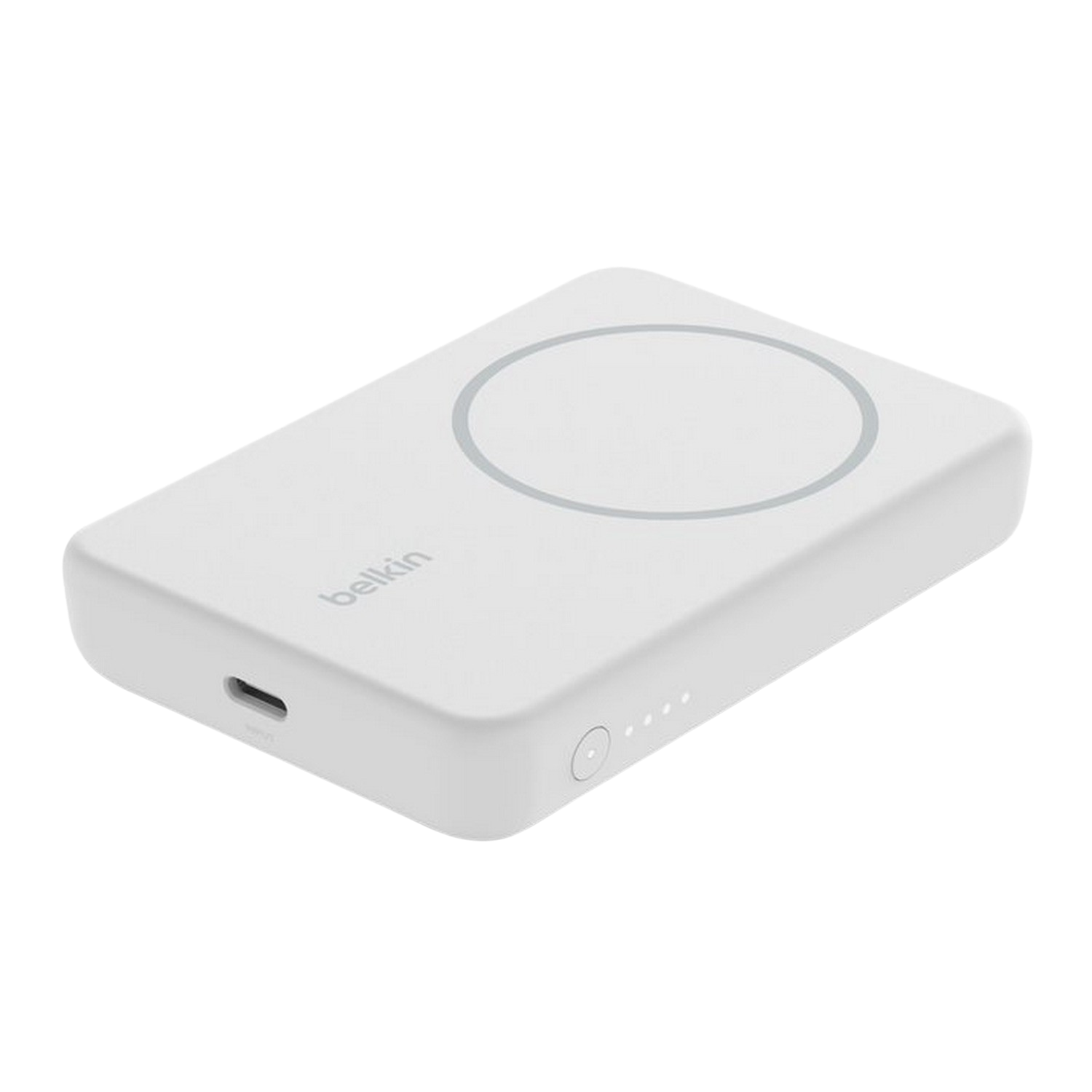 Belkin Magsafe Compatibel Wireless Power Bank With Kick Stand 5000mah White