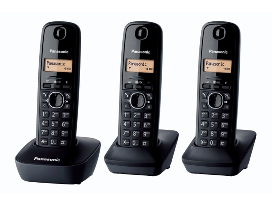 Panasonic DECT KXTG1613BLH Trio Black