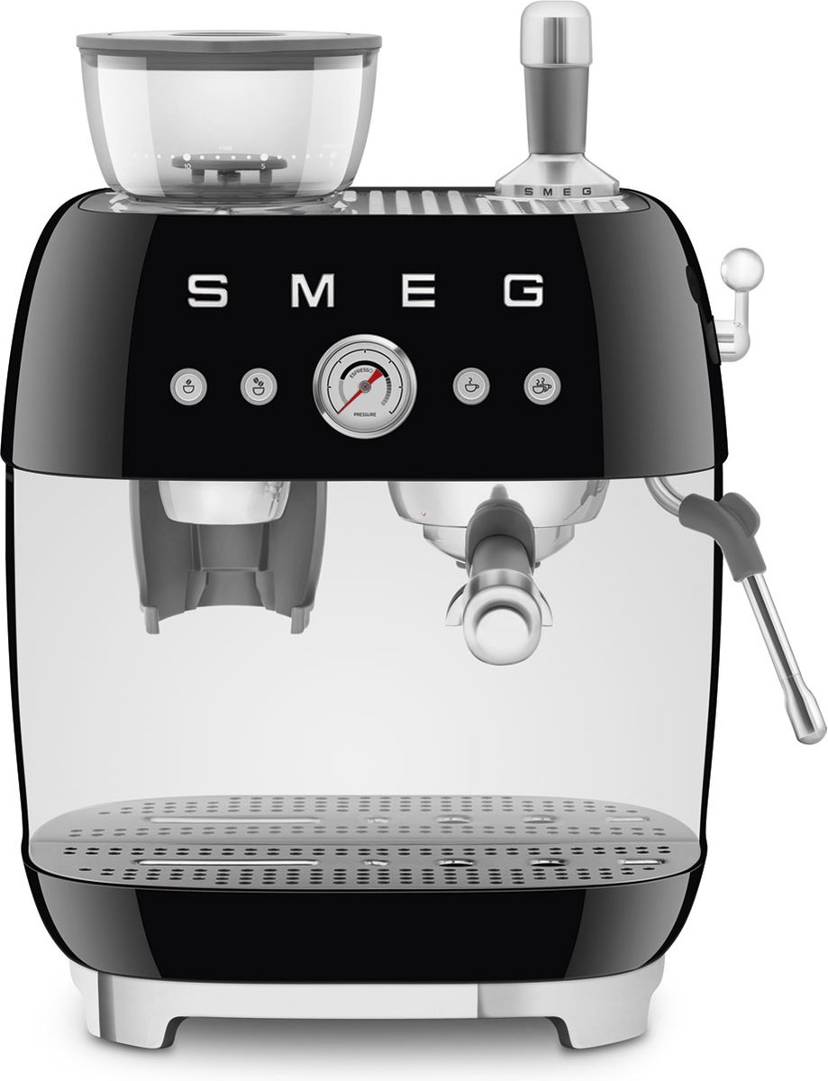 SMEG Espresso EGF03BLEU - Zwart