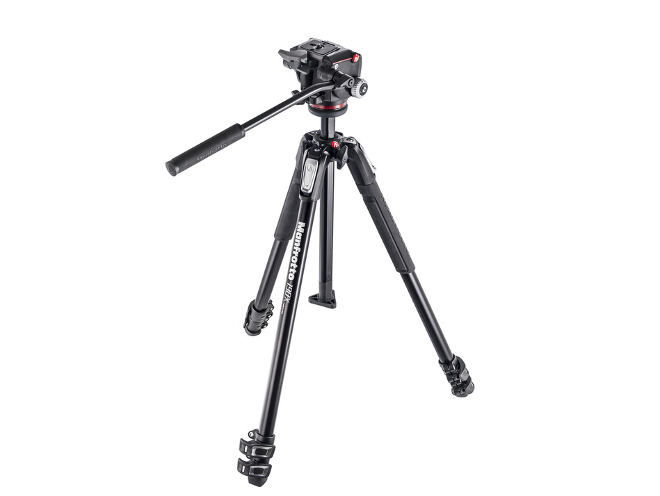 Manfrotto MK190X3 + 2-weg kop tripod