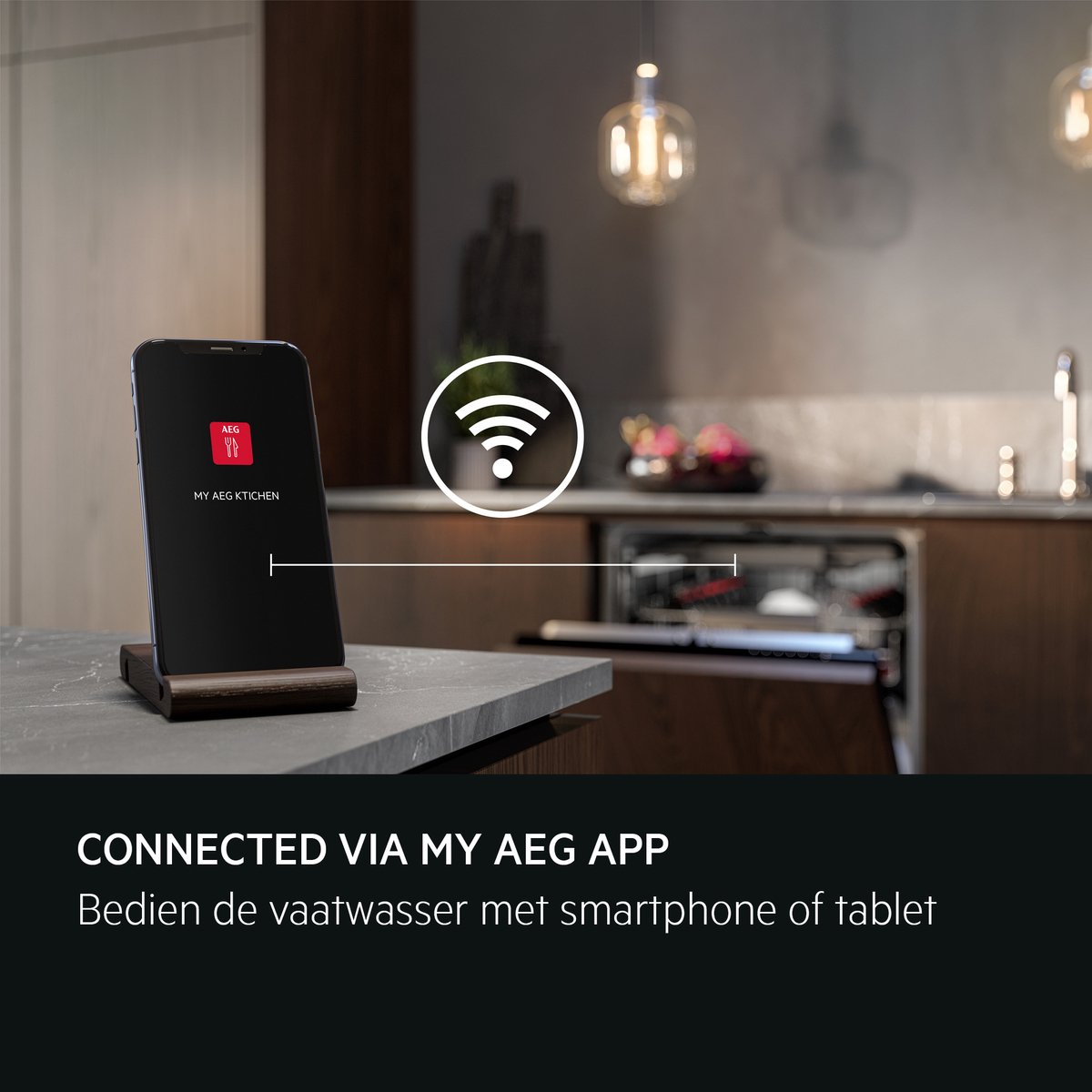 AEG FSE75768P 7000 serie GlassCare vaatwasser (inbouw) - Zwart