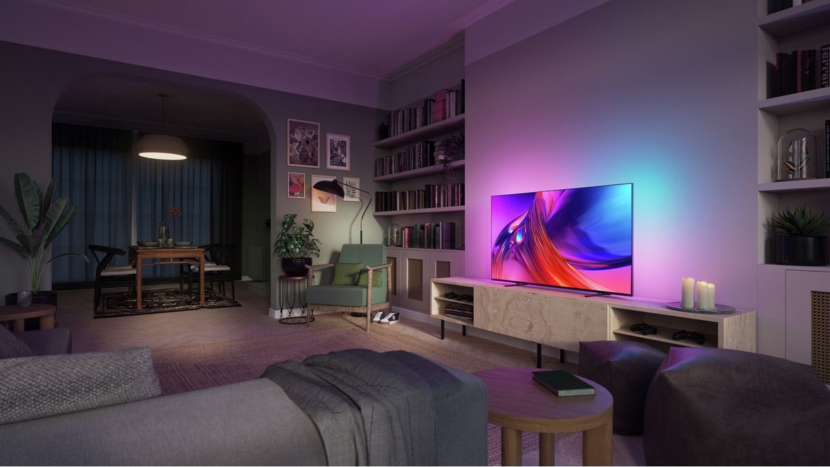Philips Ambilight 50PUS8508/12 LED 4K The One TV (2023) - Grijs