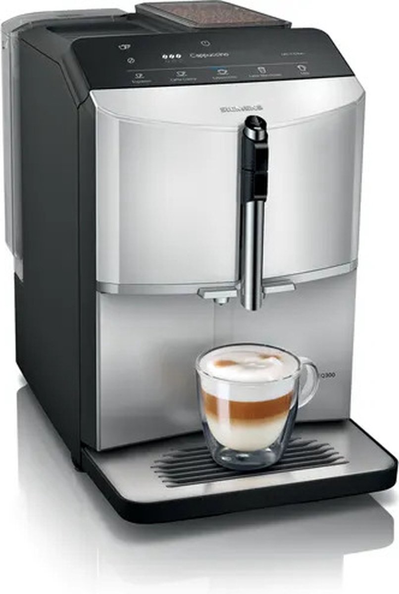 Siemens espresso volautomaat EQ300 TF303E01 (Licht Zilver) - Silver