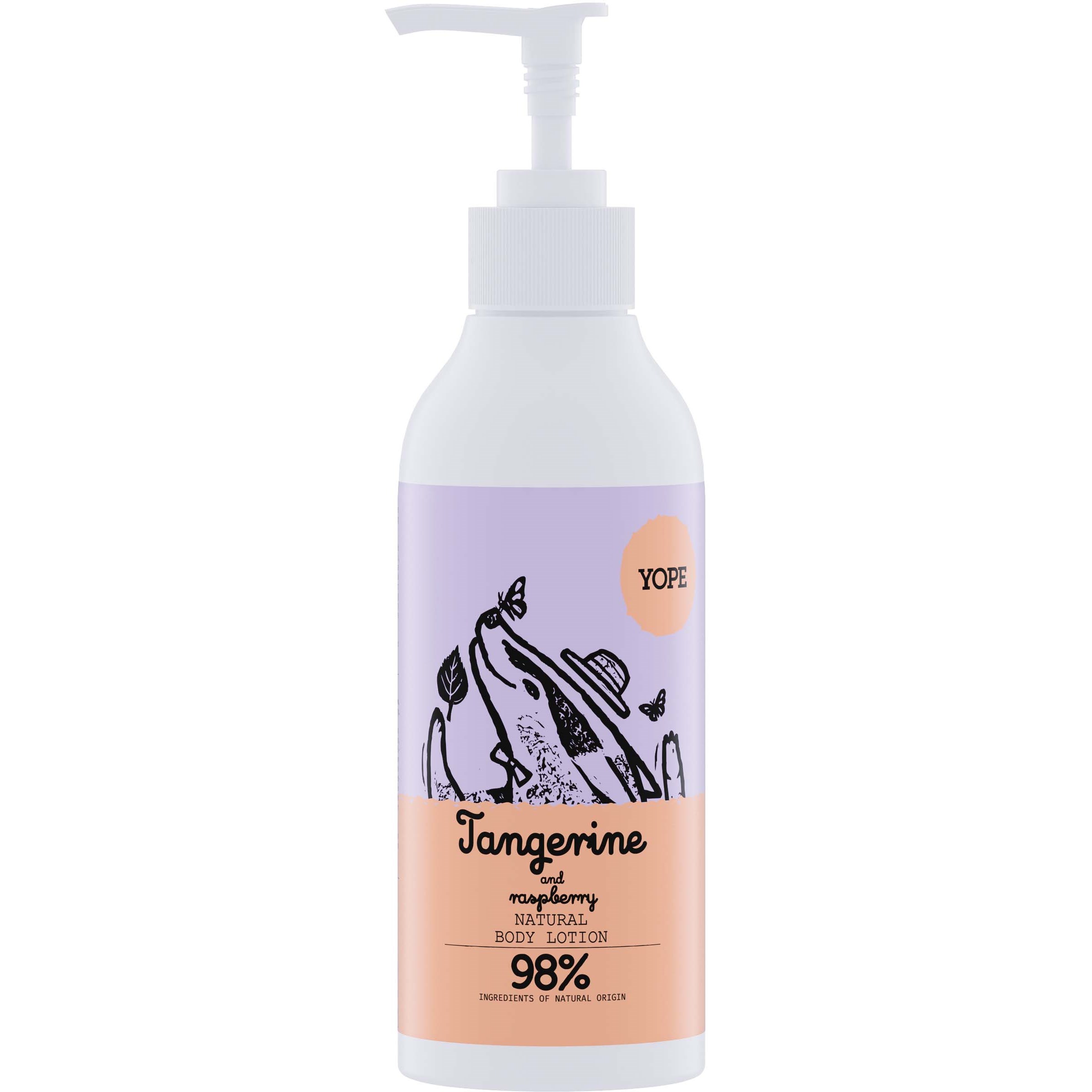 Yope Botanical Body Lotion Tangerine and Raspberry 300 ml