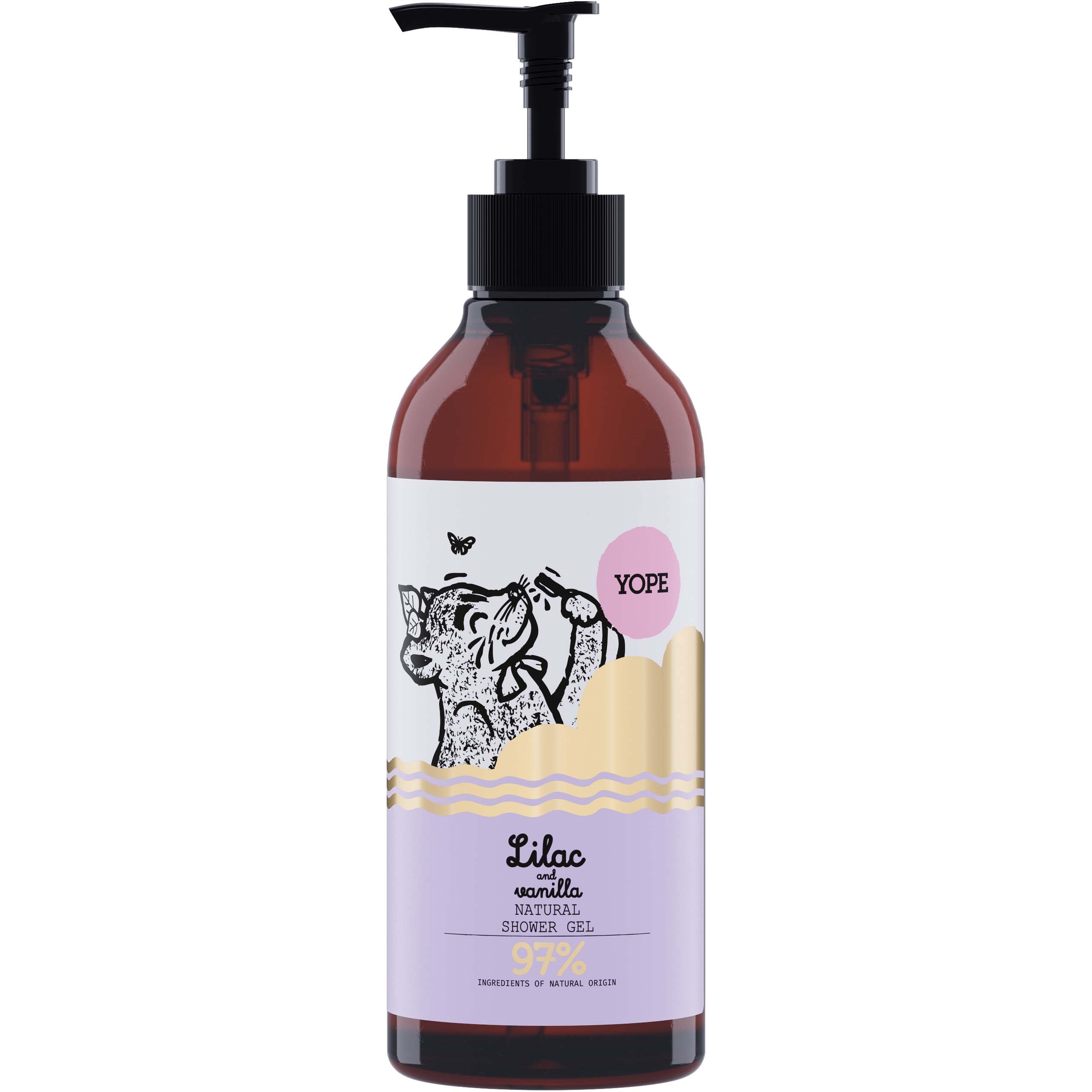 Yope Botanical Shower Gel Lilac and Vanilla 400 ml