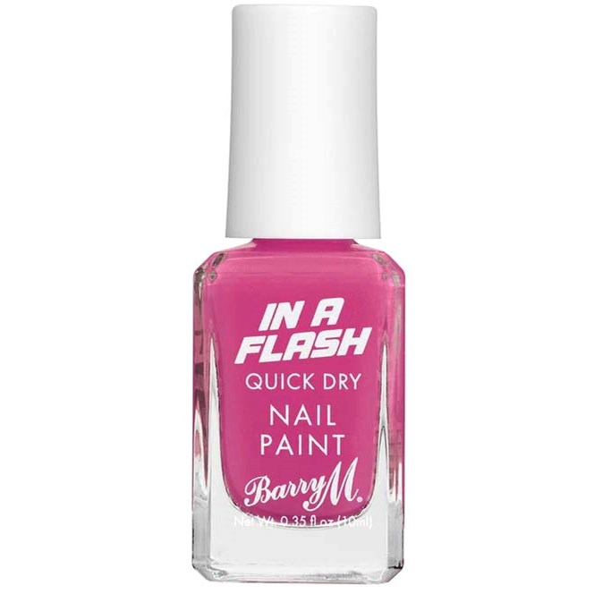 Barry M In A Flash Quick Dry Nail Paint Pink Burst