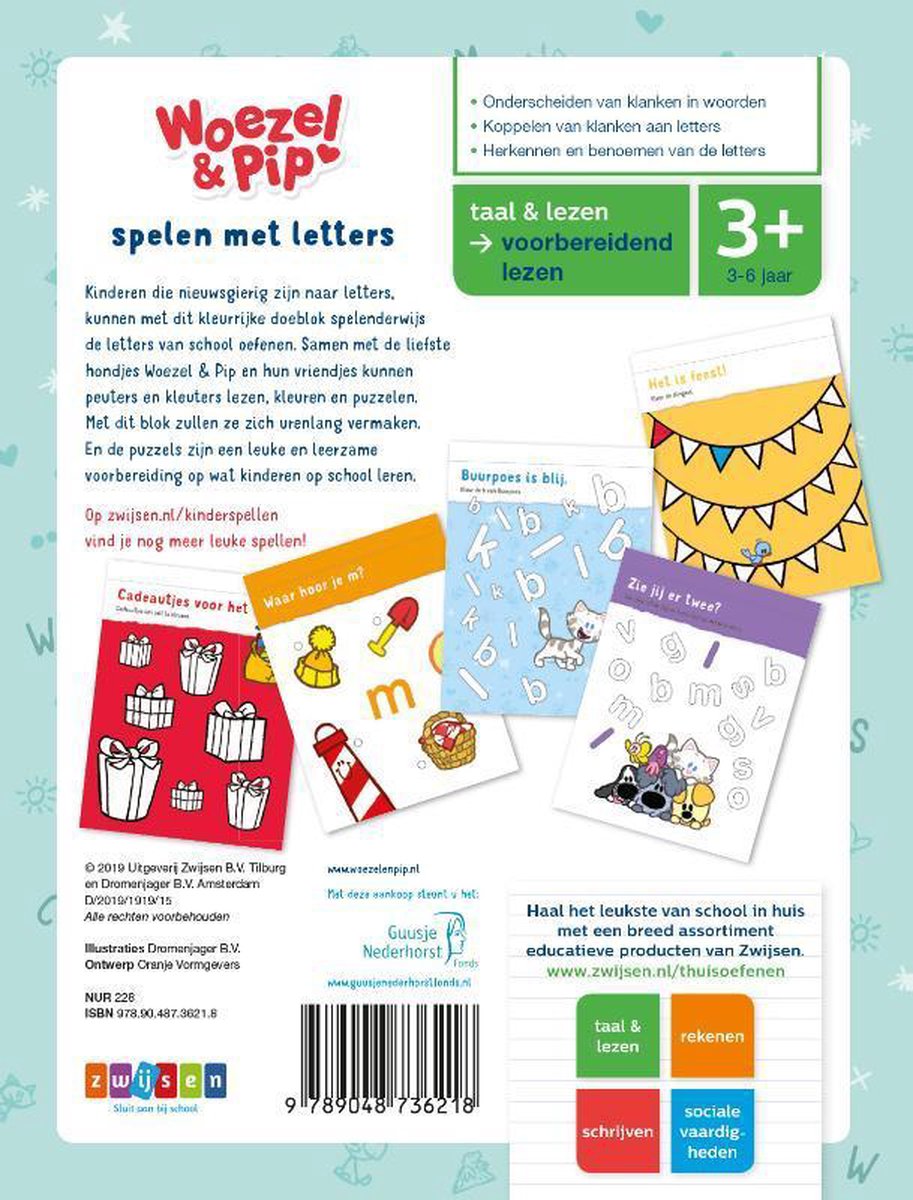 Woezel & Pip - Spelen met letters
