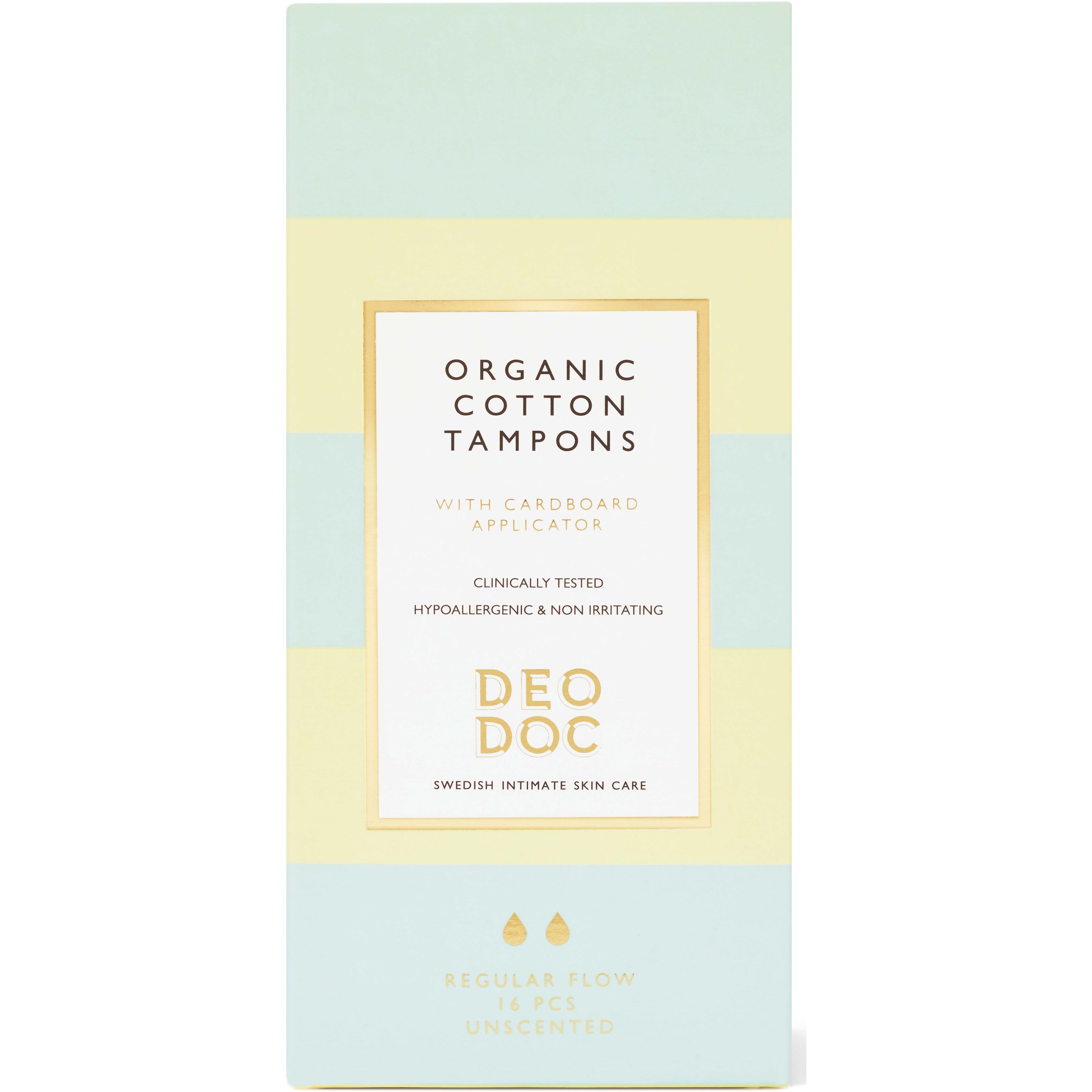 DeoDoc Organic Cotton Tampons Regular M