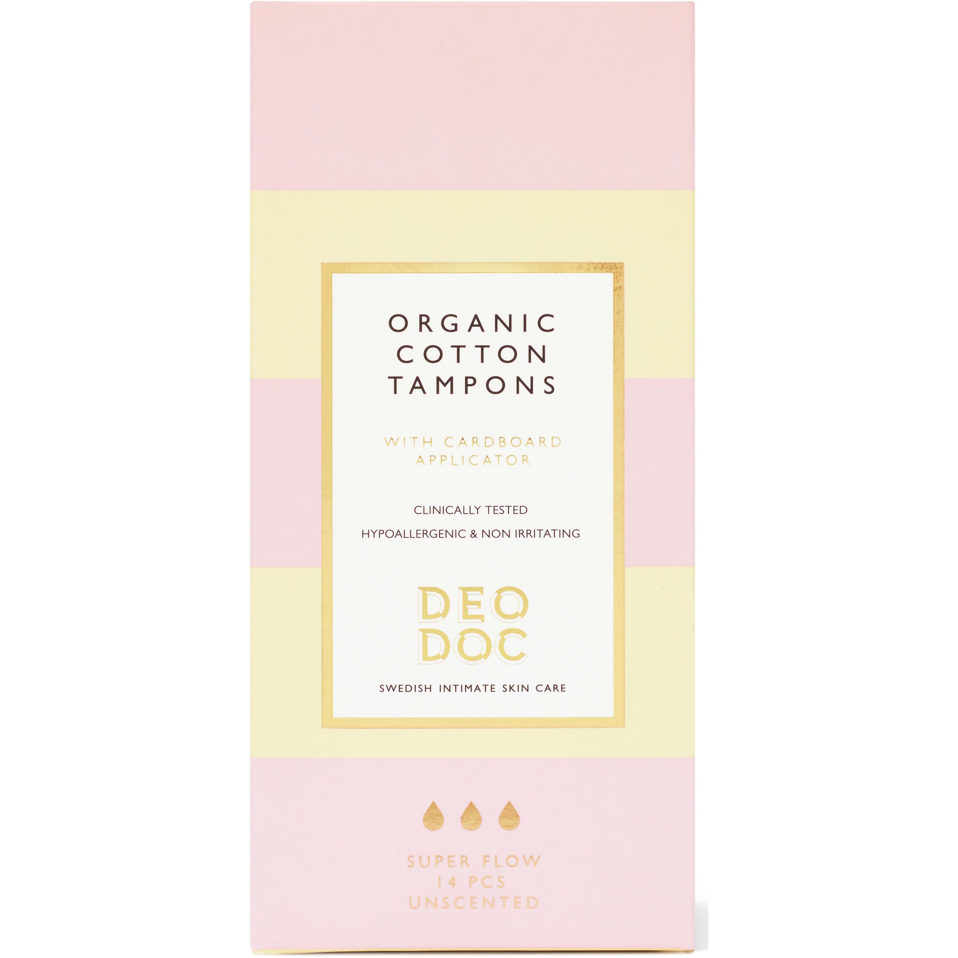 DeoDoc Organic Cotton Tampons Super L