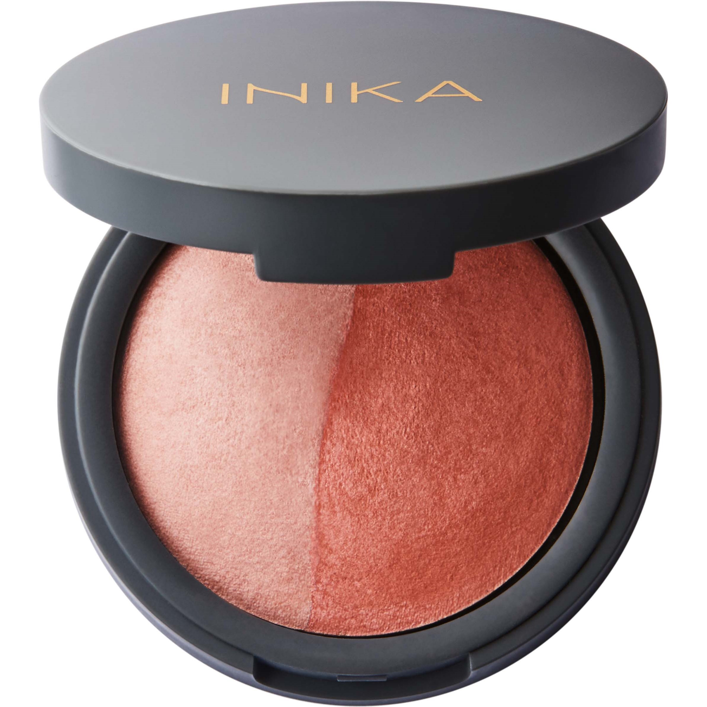 Inika Organic Baked Blush Duo Burnt Peach