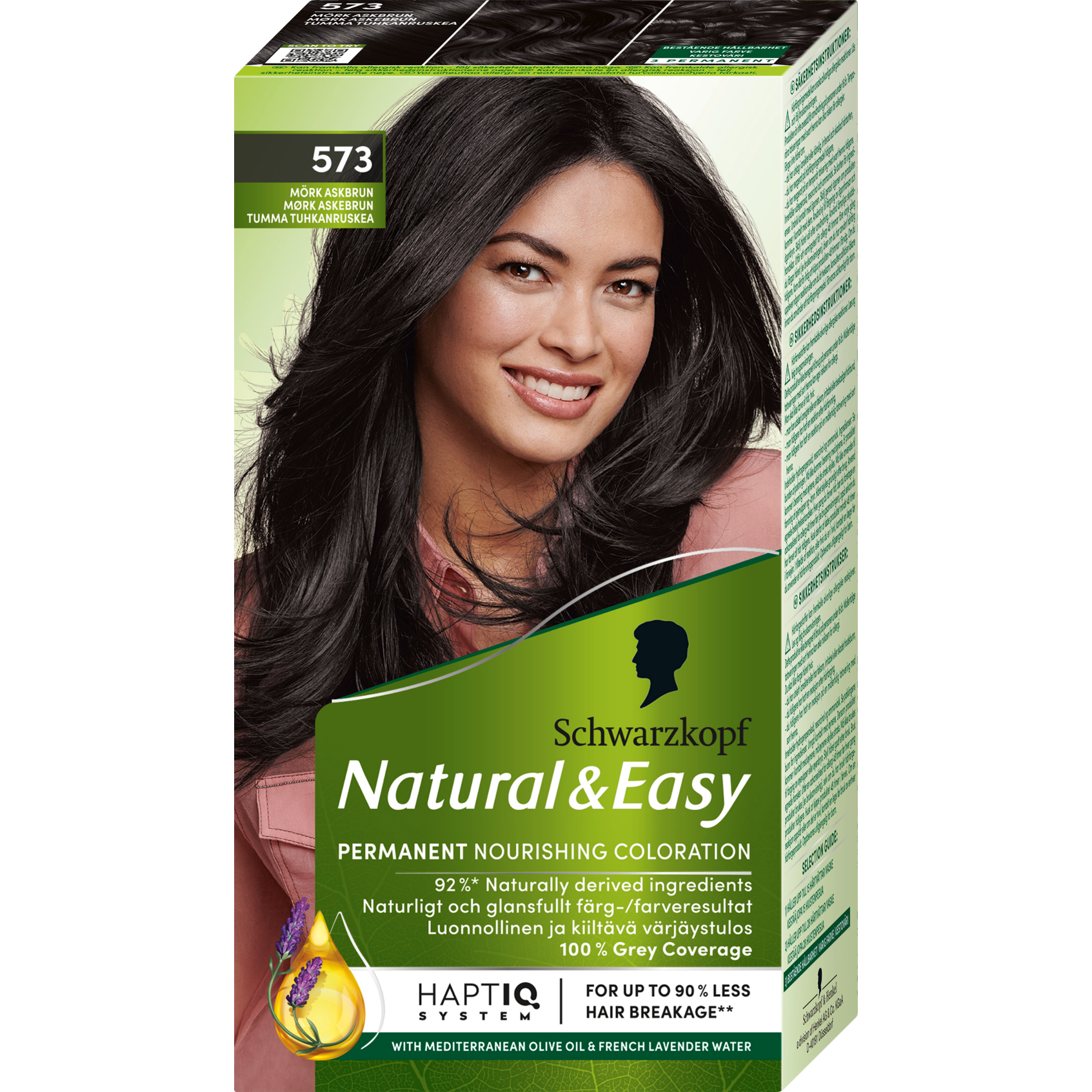 Schwarzkopf Natural & Easy 573 Mörk Askbrun