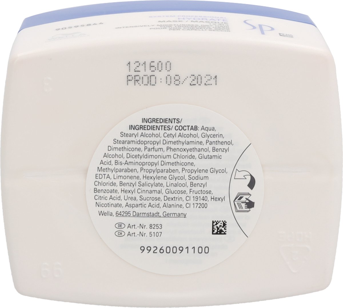 Wella Professionals SP Wella Hydrate Mask 200 ml