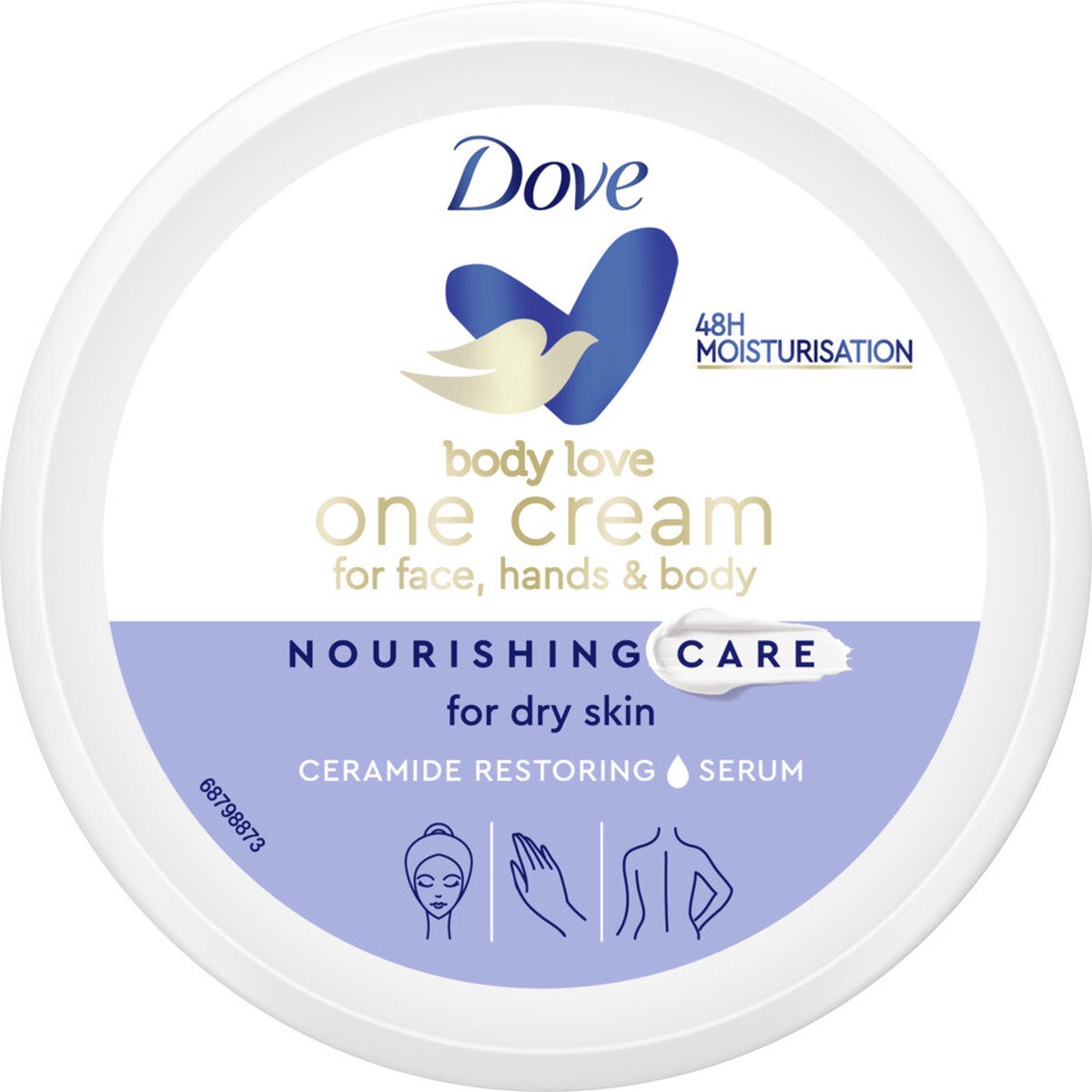 Dove Body Love One Cream Dry Skin 250 ml