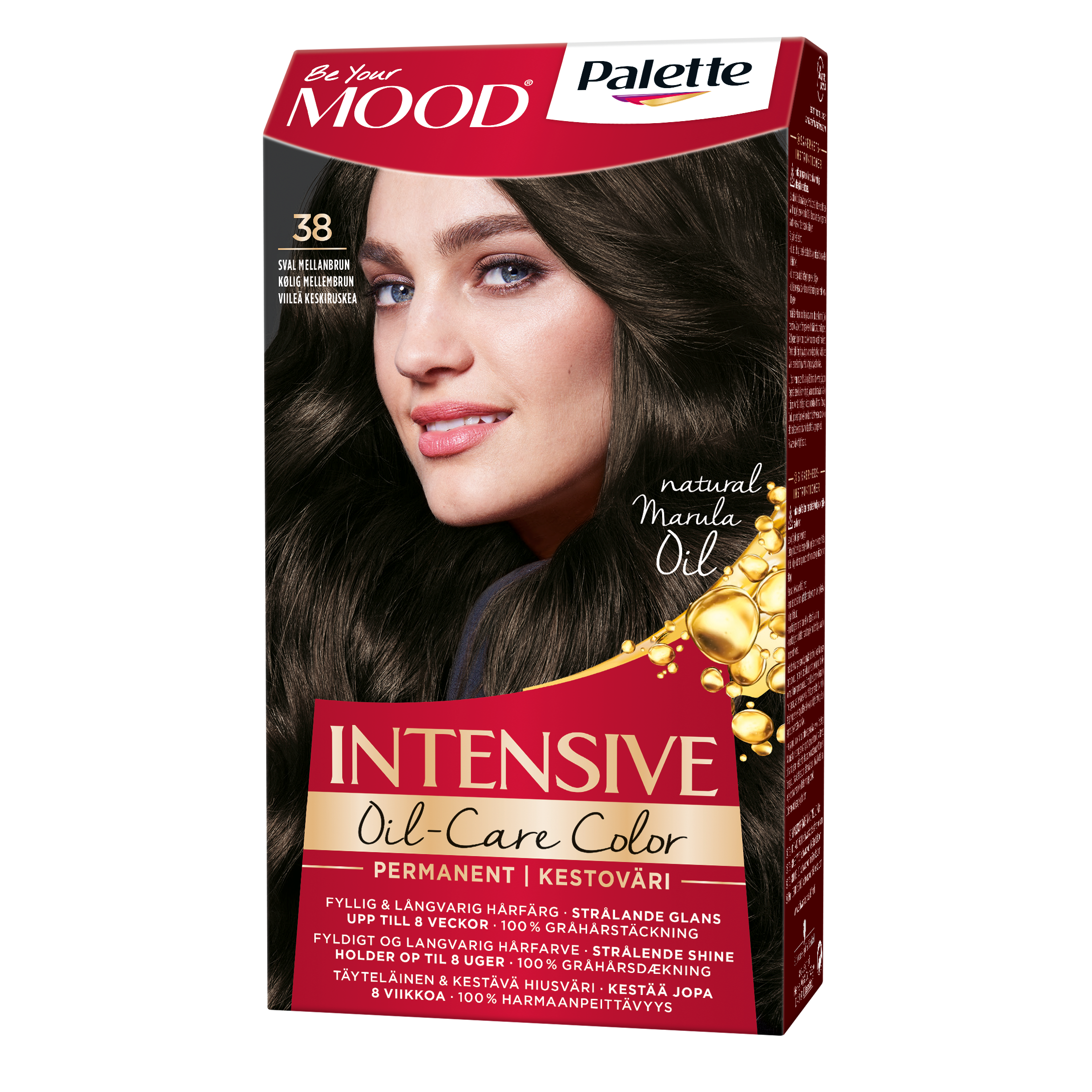 Mood Intensive Creme Color 38 Cool Medium Brown