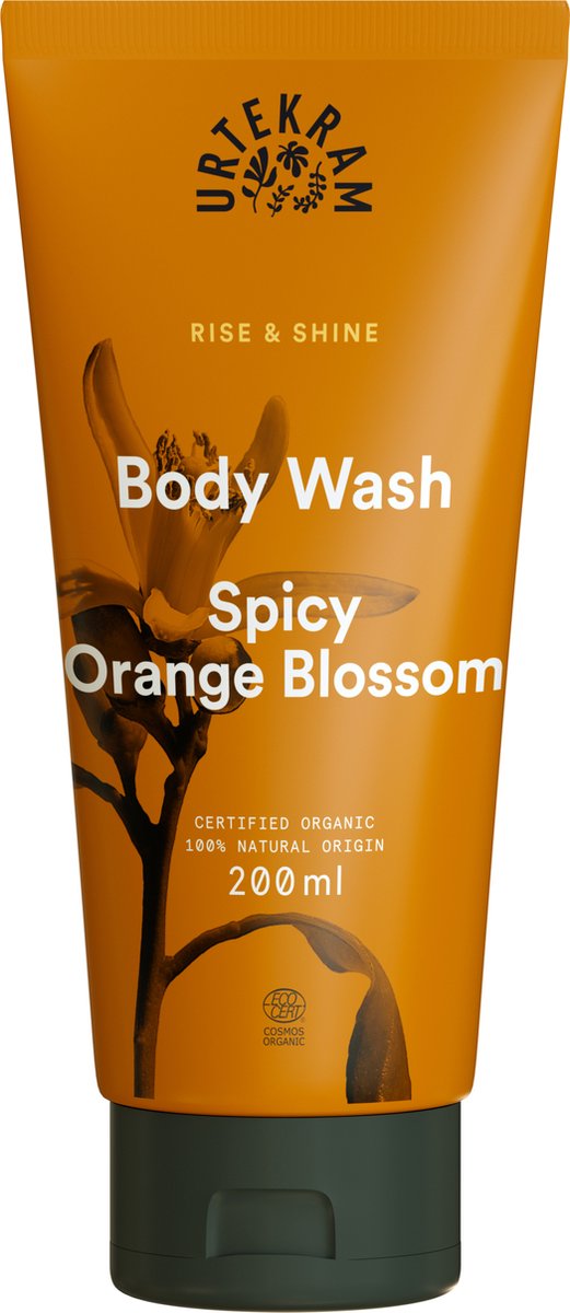 Urtekram Rise & Shine Spicy Orange Blossom Douchegel 200 ml