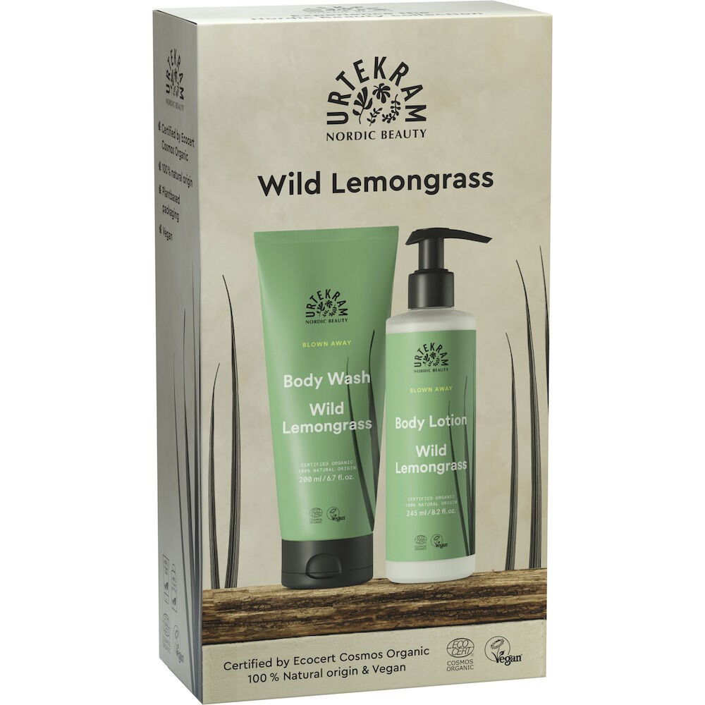 Urtekram Blown Away Giftbox Wild Lemongrass Body Care