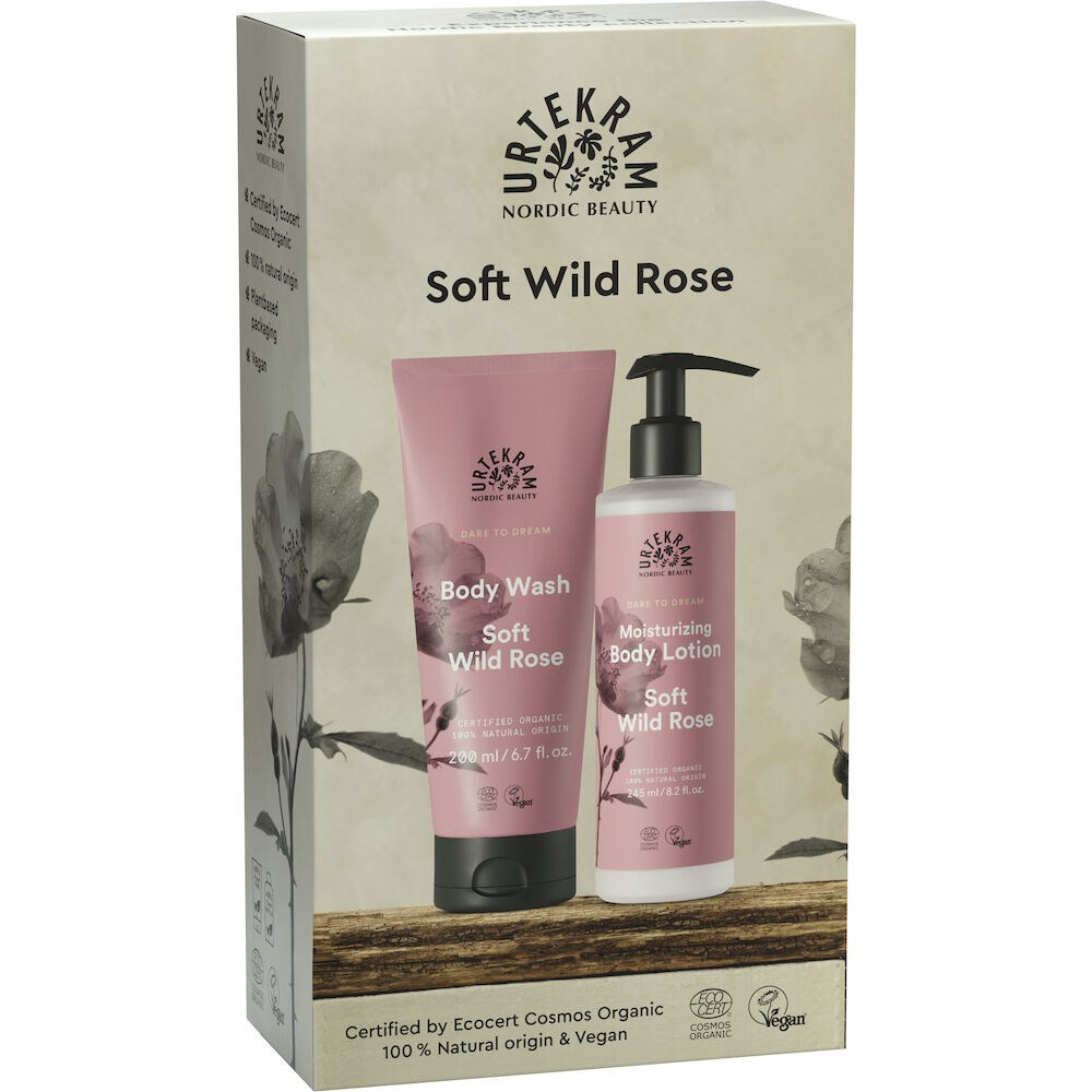 Urtekram Dare To Dream Giftbox Soft Wild Rose Body Care