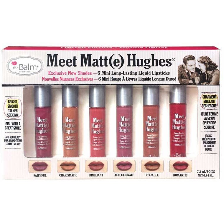 theBalm Cosmetics the Balm Meet Matte Hughes Limited Edition