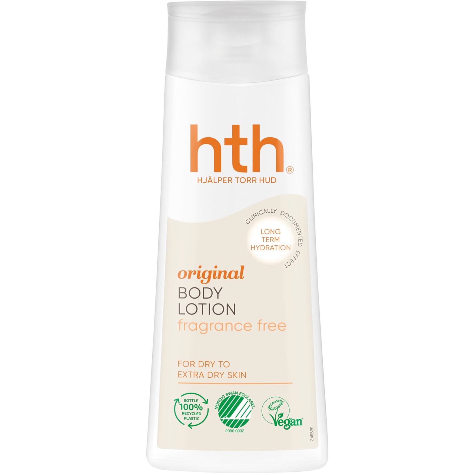 HTH Original Body Lotion Oparfymerad 200 ml