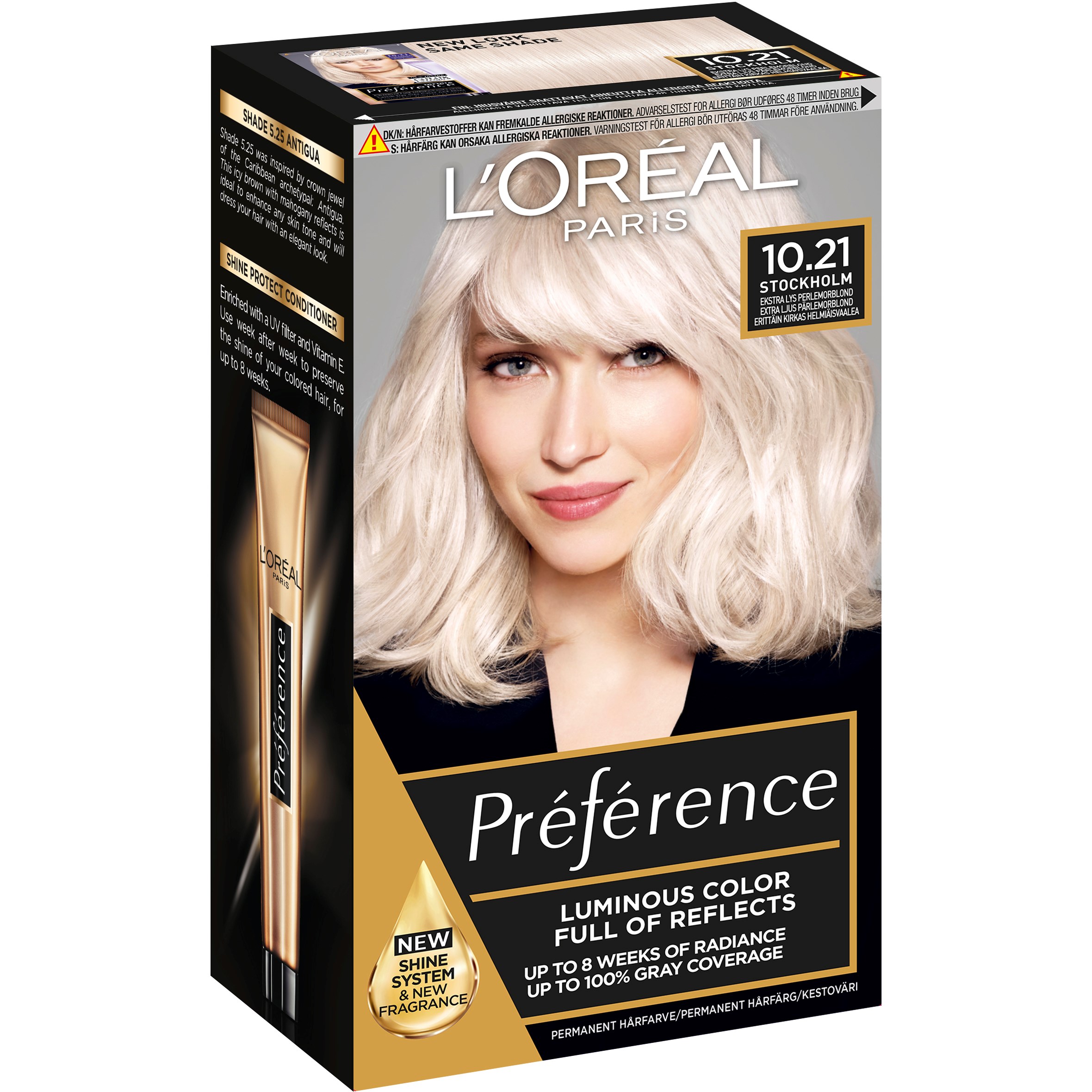 Loreal Paris Préférence 10.21 Stockholm Extra Licht Parelmoer Asb