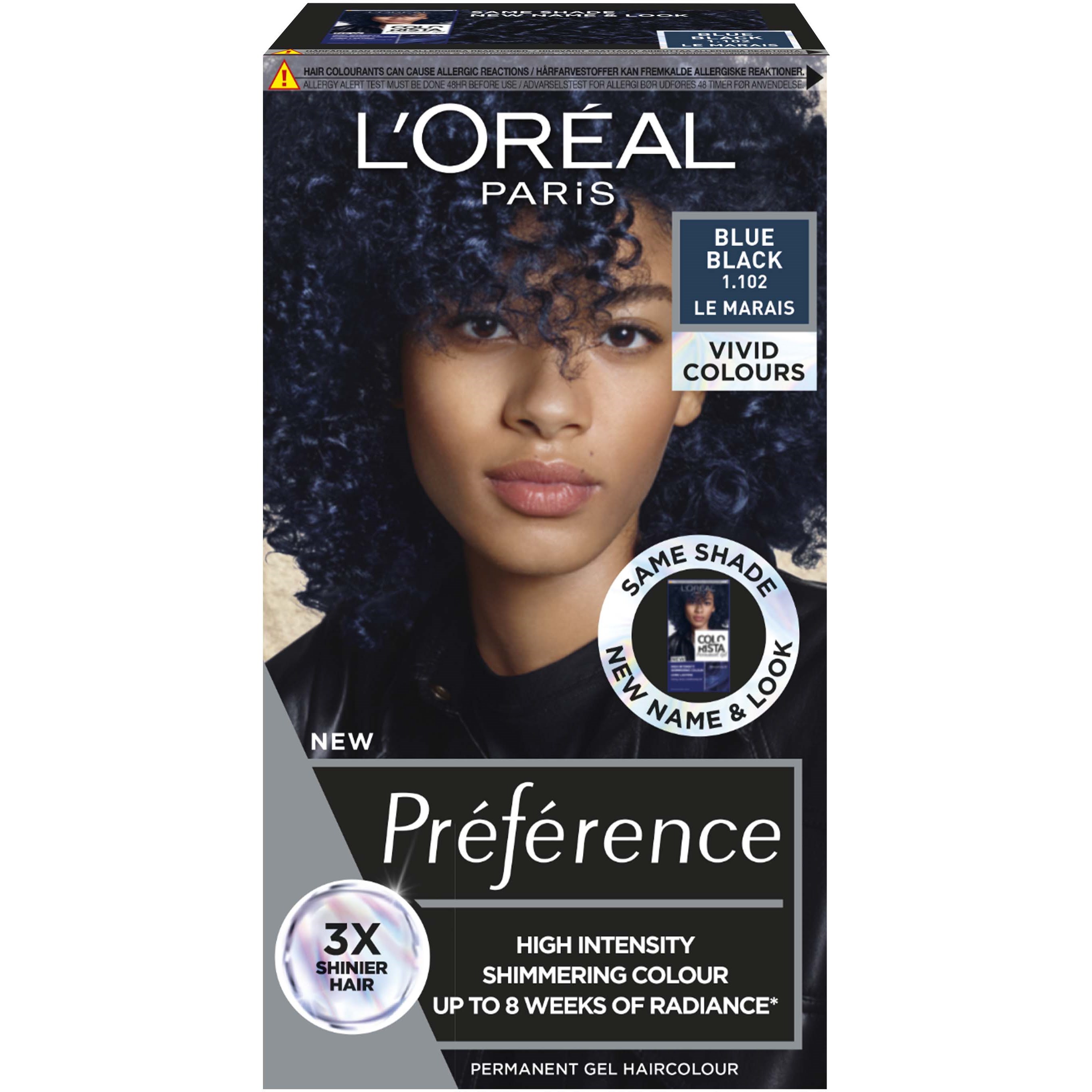 Loreal Paris Préférence Vivids Blue Black 1.102