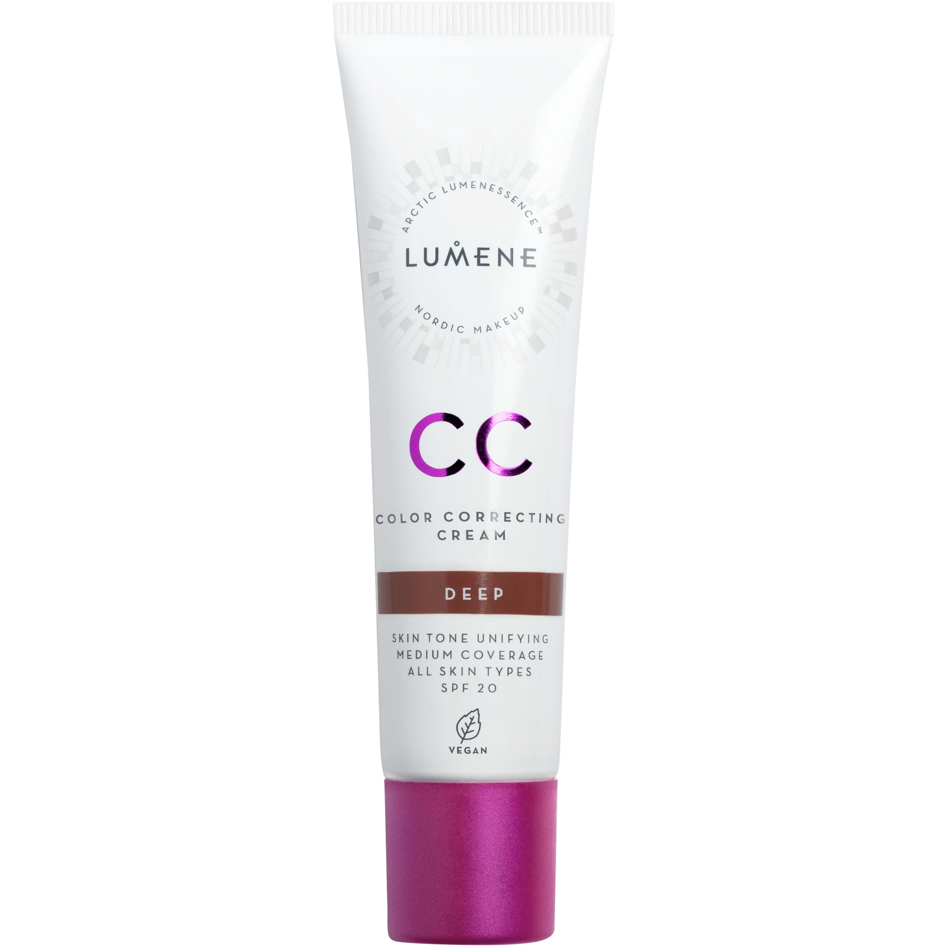 Lumene CC Color Correcting Cream SPF 20 Deep - Bruin