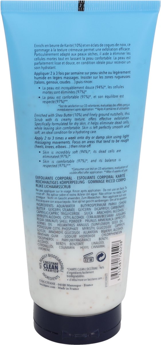 L’Occitane L'Occitane Shea Ultra Rich Body Scrub 200 ml