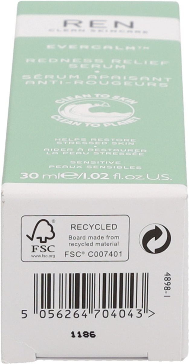 REN Skincare Evercalm Redness Relief Serum 30 ml