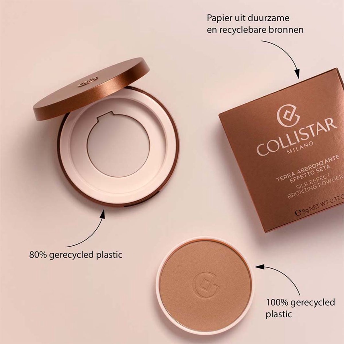 Collistar Refill Silk Effect Bronzing Powder 09 Cristalli Di Sole