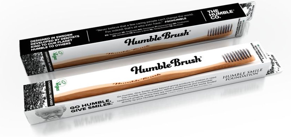 The Humble Co. Charcoal Bristles 20 g