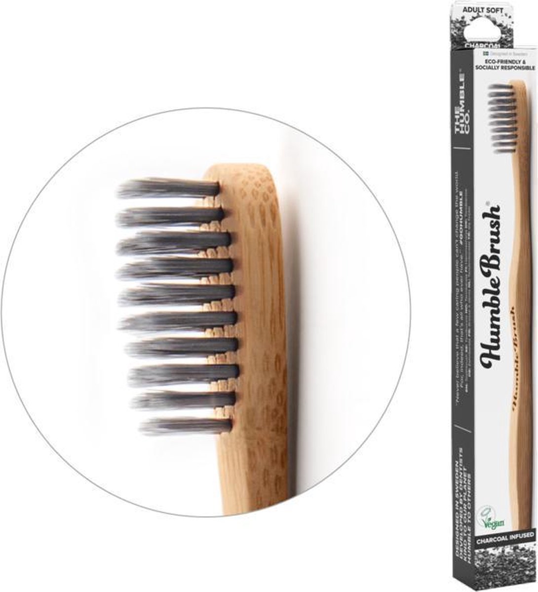 The Humble Co. Charcoal Bristles 20 g