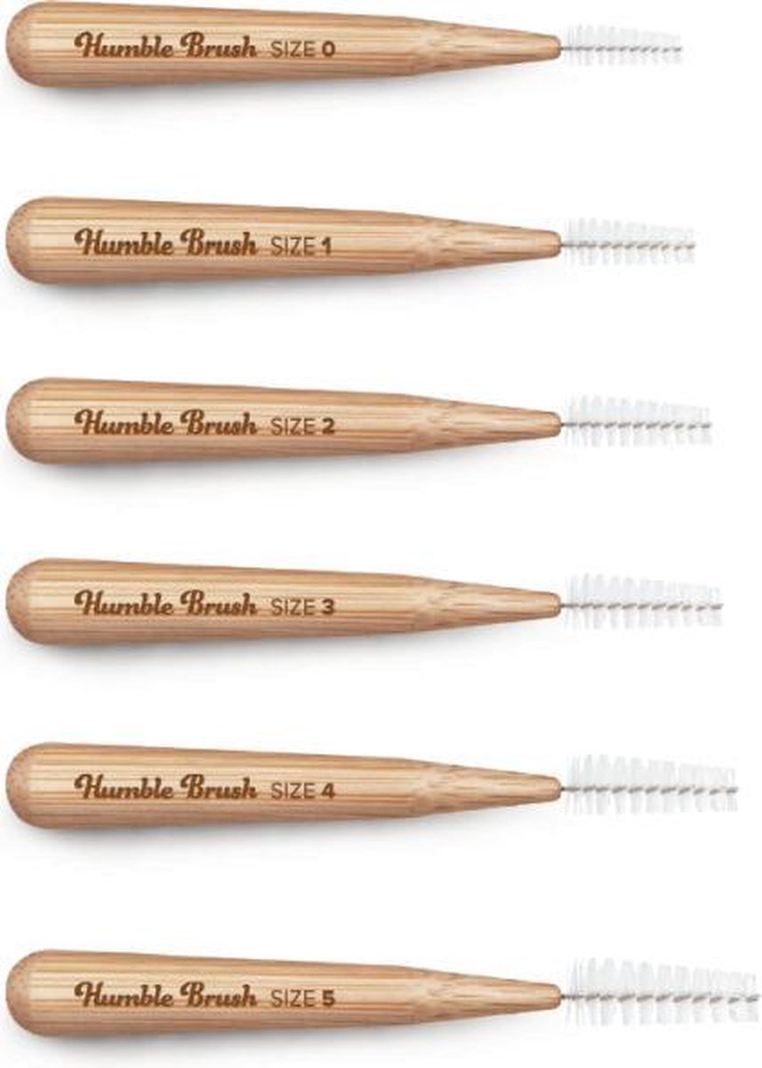 The Humble Co. Bamboo Interdental Brush Size 1 Orange