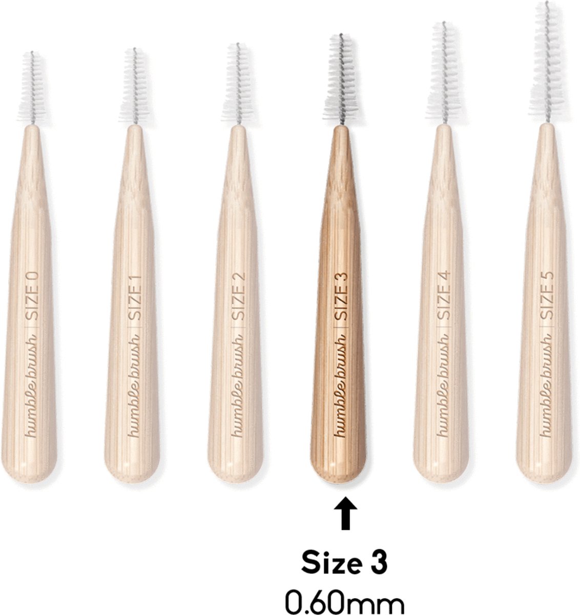 The Humble Co. Bamboo Interdental Brush Size 3 Blue