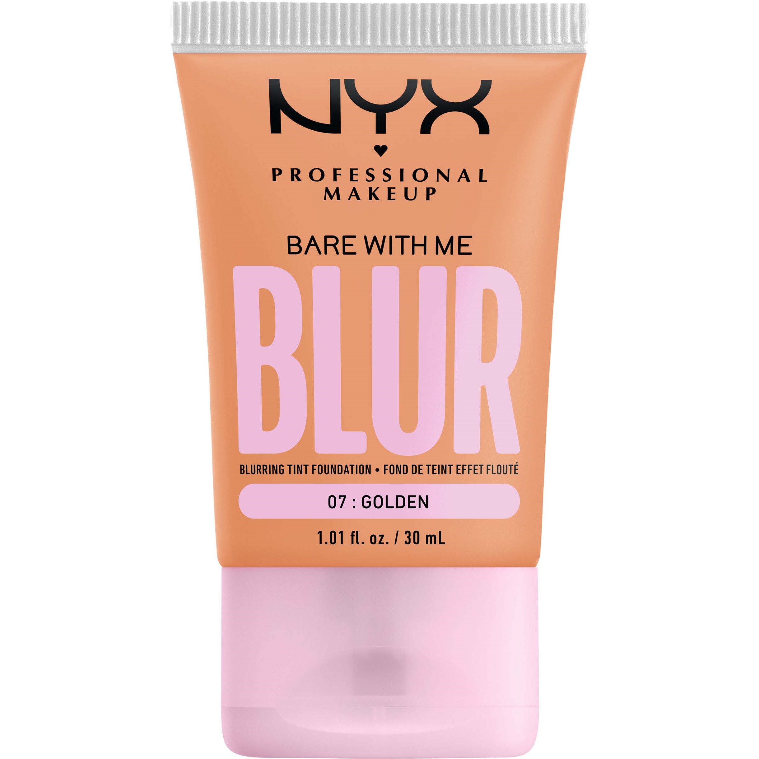 NYX Professional Makeup Bare With Me Blur Tint Foundation 07 Gold