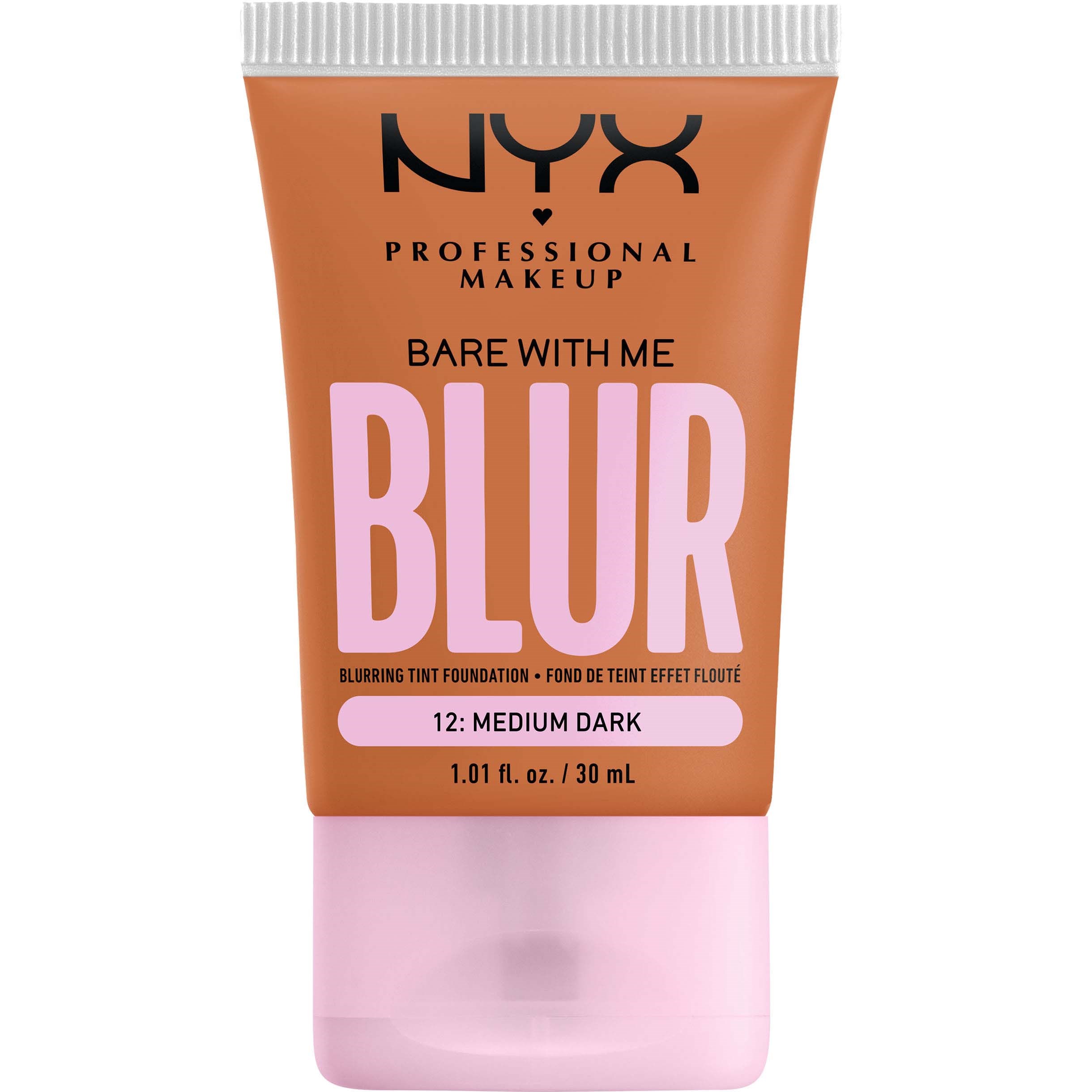 NYX Professional Makeup Bare With Me Blur Tint Foundation 12 Medi