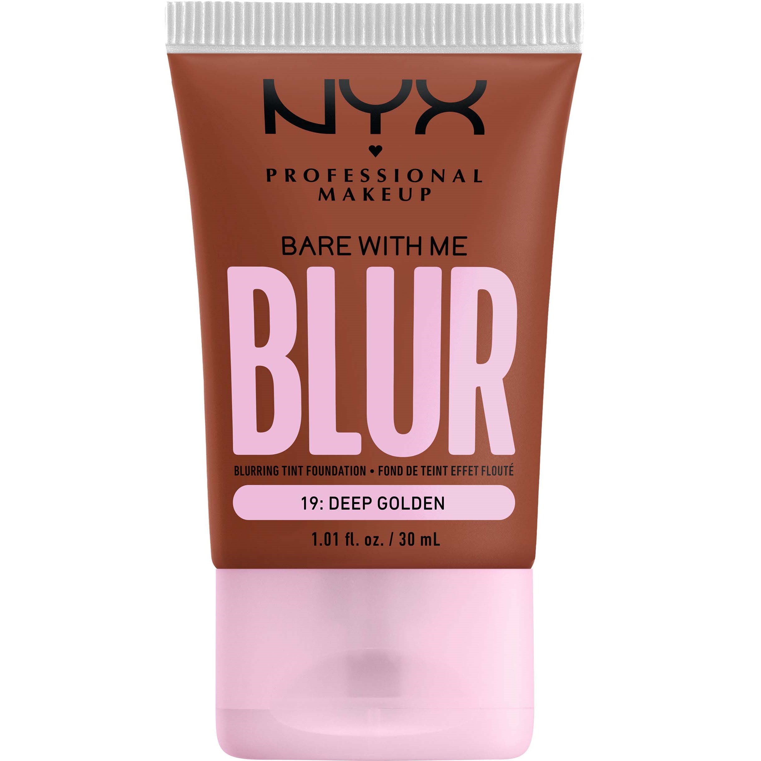 NYX Professional Makeup Bare With Me Blur Tint Foundation 19 Deep - Bruin