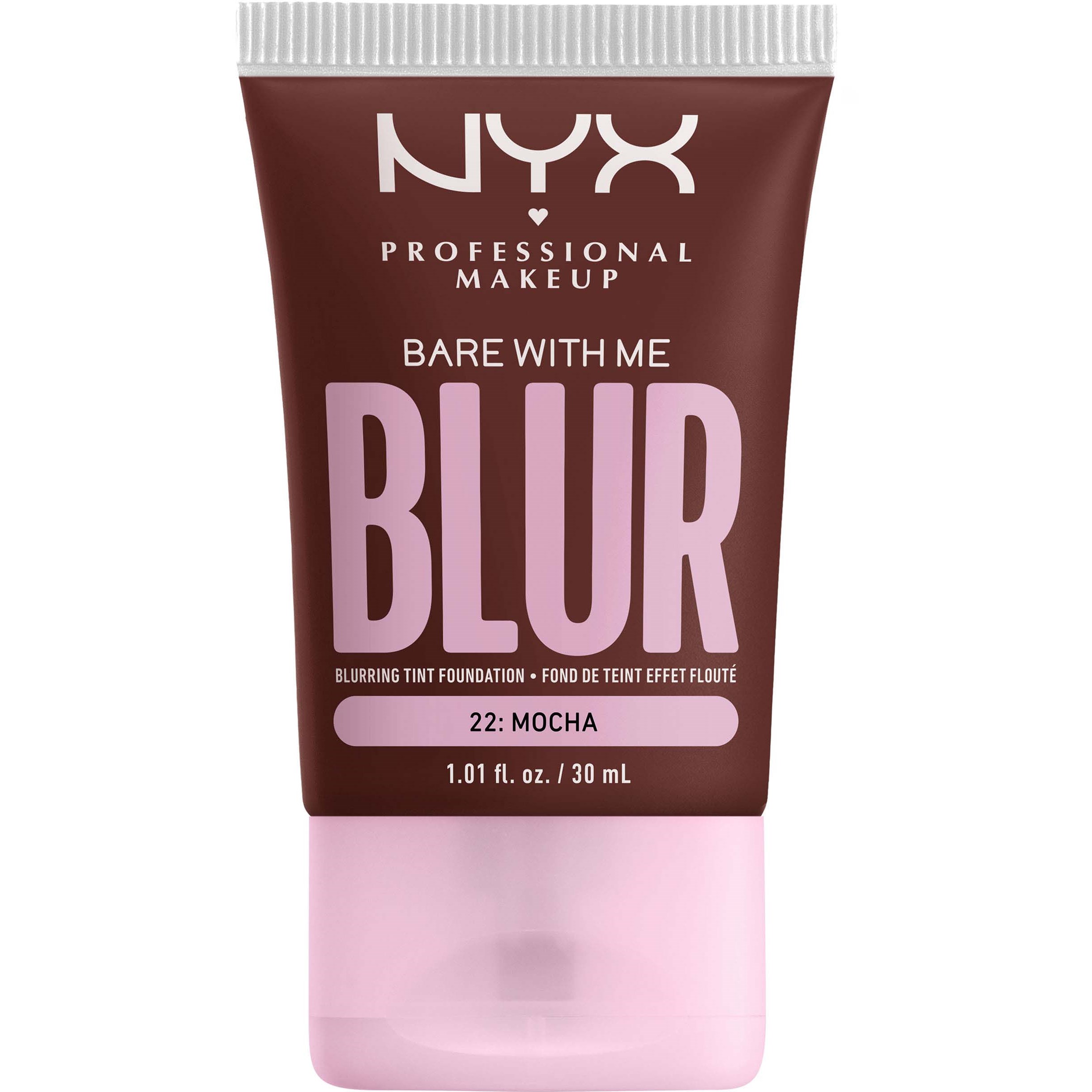 NYX Professional Makeup Bare With Me Blur Tint Foundation 22 Moch - Bruin