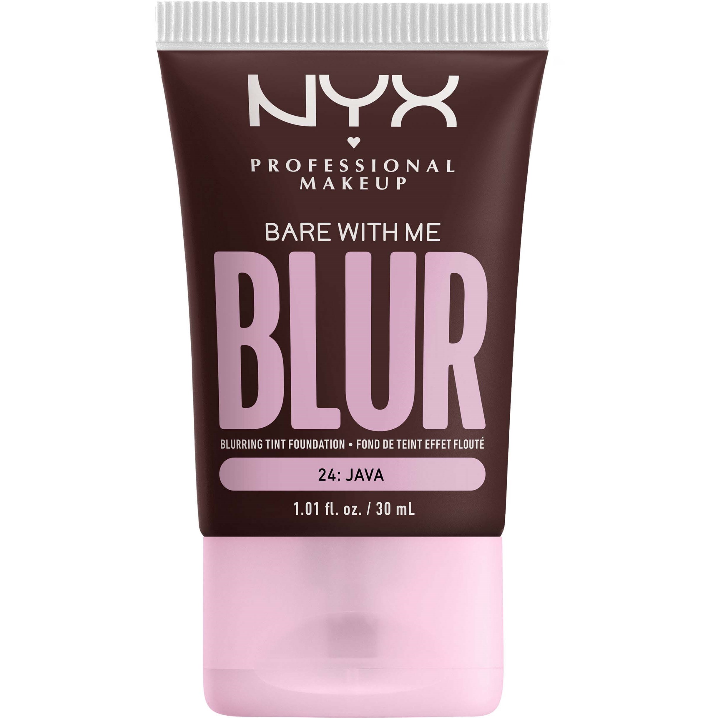 NYX Professional Makeup Bare With Me Blur Tint Foundation 24 Java - Zwart